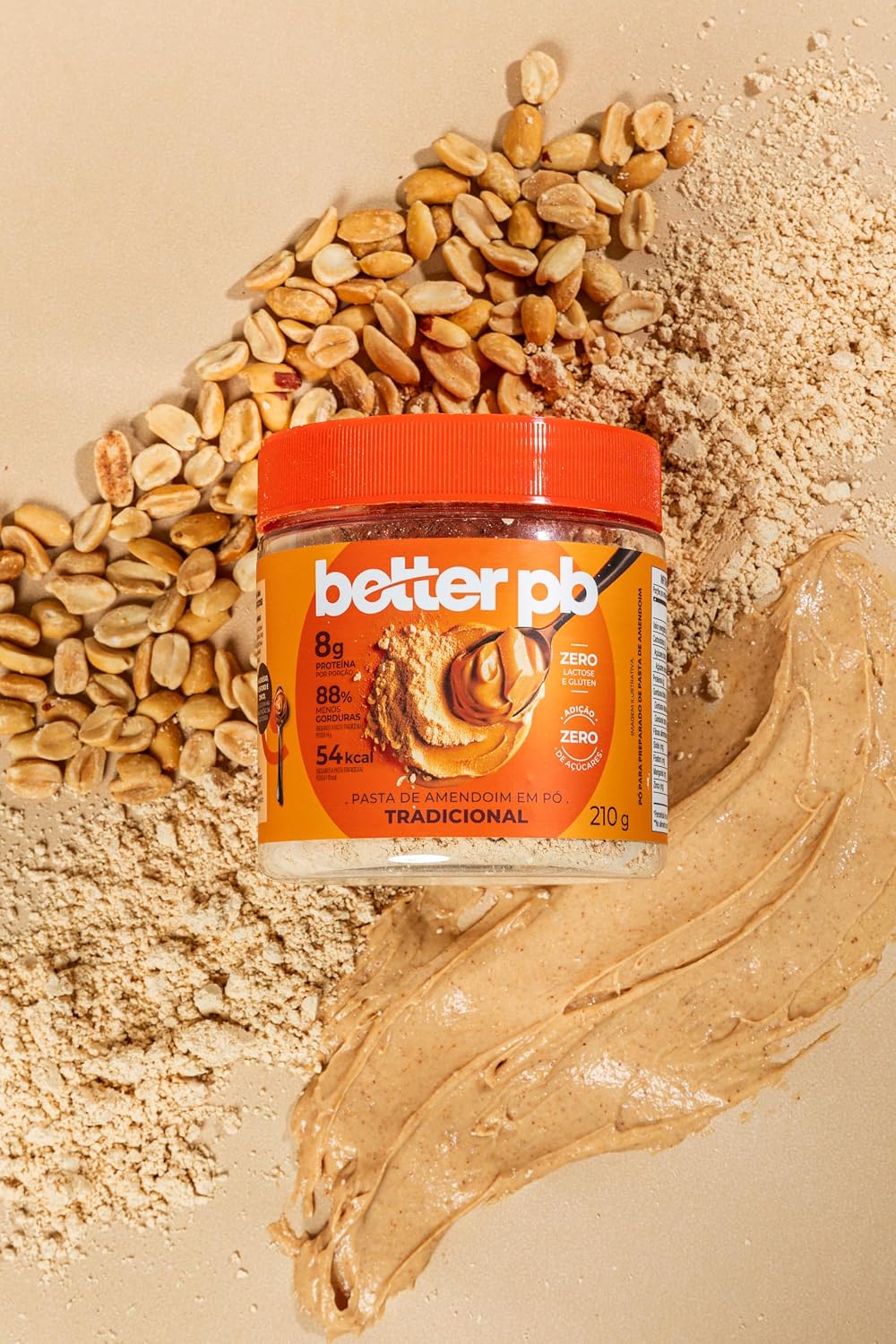 BetterPB Pasta de Amendoim em Pó Tradicional