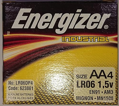Miniatura 6 de Energizer Baterías alcalinas industriales EN91, AA (caja de 144 baterías), fabricadas en los Estados Unidos o Singapur