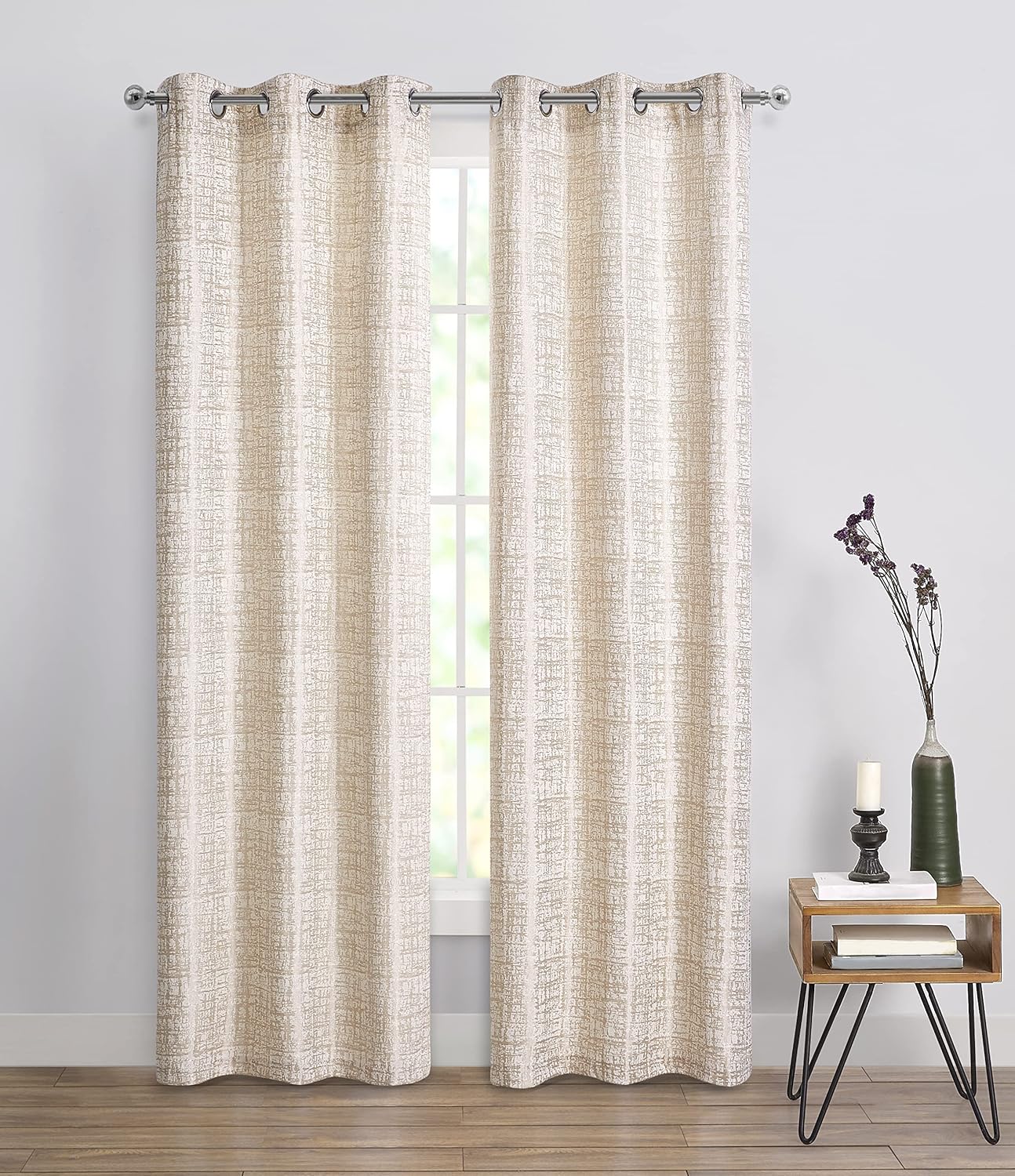 Tahari Home Window Curtains, Blackout Panels with Grommet