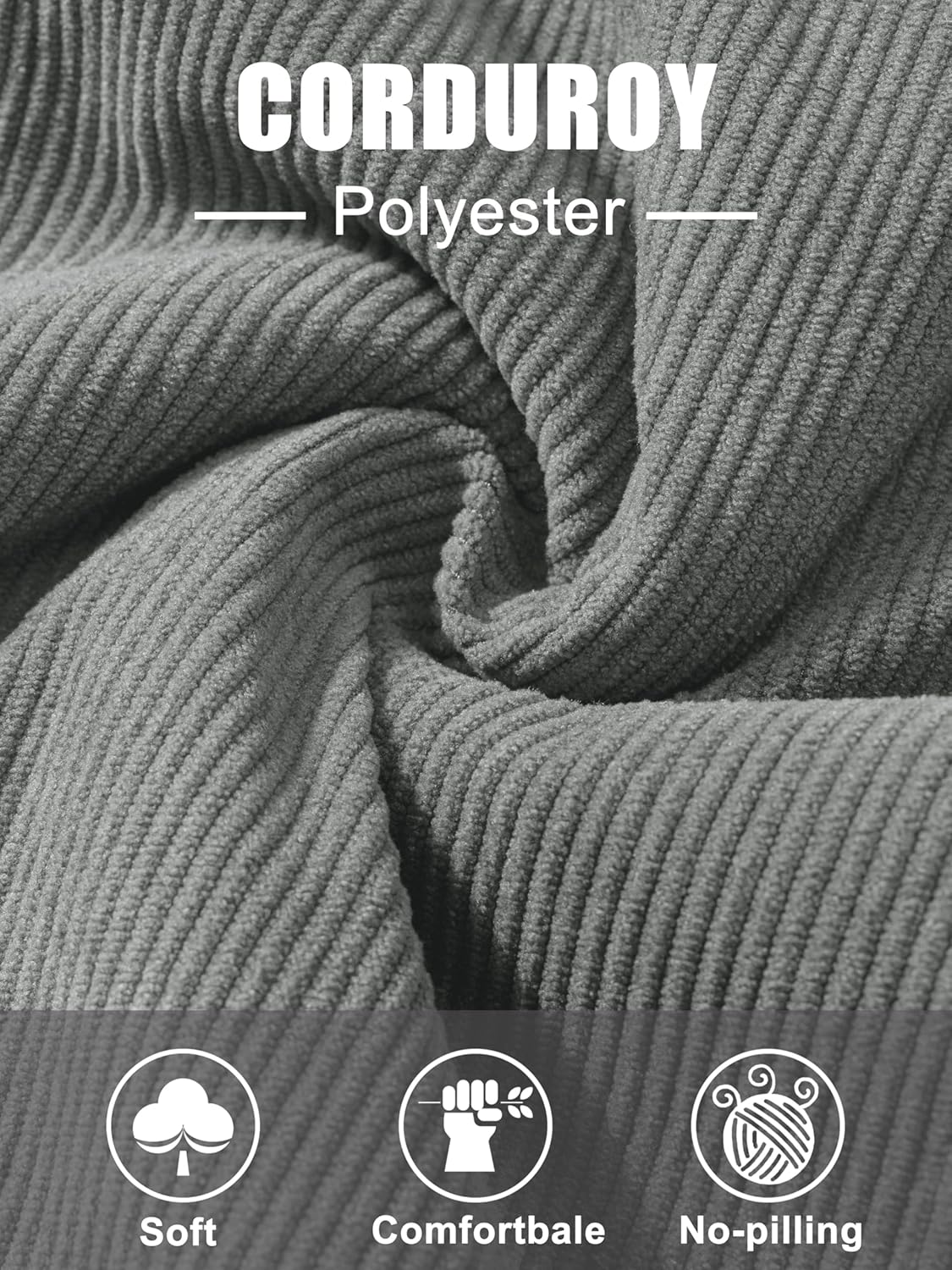 MAGCOMSEN Women's Corduroy Jacket Fashion Cropped Jackets Button Down Shacket Long Sleeve Outerwear with Flap Pockets - Image 5