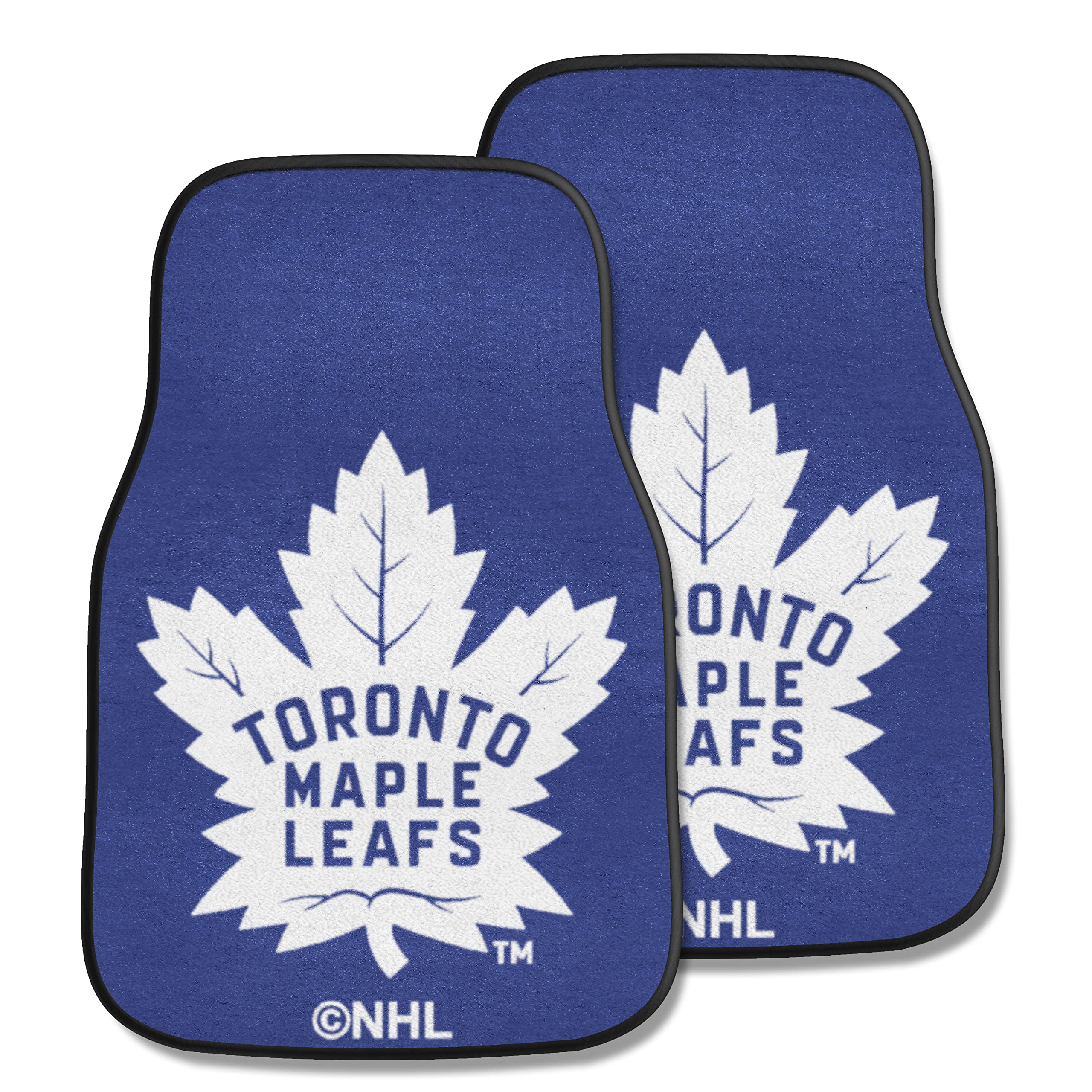FANMATS NHL unisex-adult 2-pc Carpet Car Mat Set 18"x27"