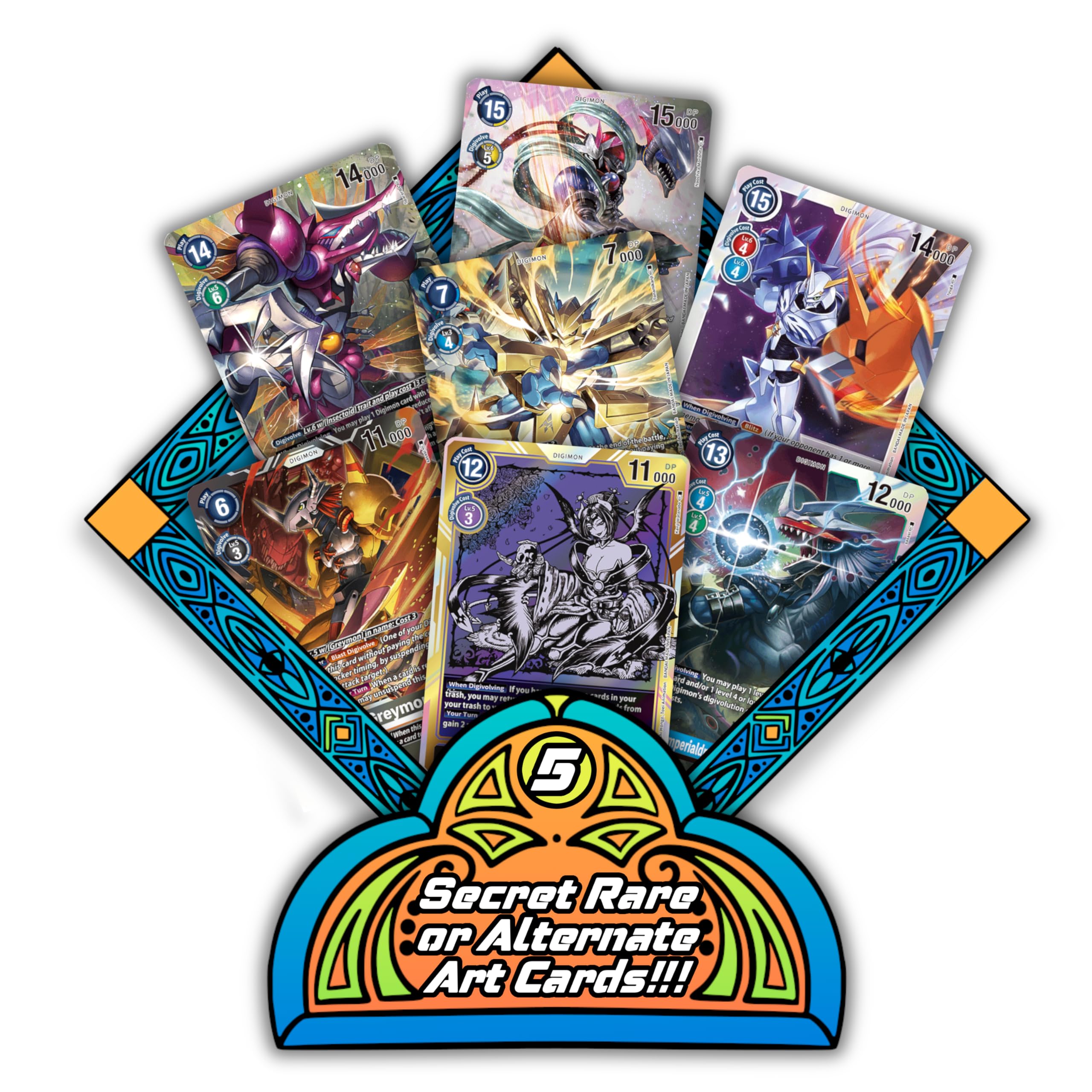 digimon rare cards Amazon.com: Digimon Ultra Rare Starter Bundle | 100+ Authentic Cards | 99x  C/UC | 15x Random Foils | 5 SR/ALT