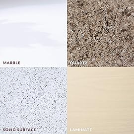 HOPE\'S Perfect Countertop Cleaner and Polish 22-Ounce, Streak-Free Multi-Surface Cleaning Spray, Safe on Stone, Laminate, CORIAN, Granite, Quartz, Marble, Pack of 2