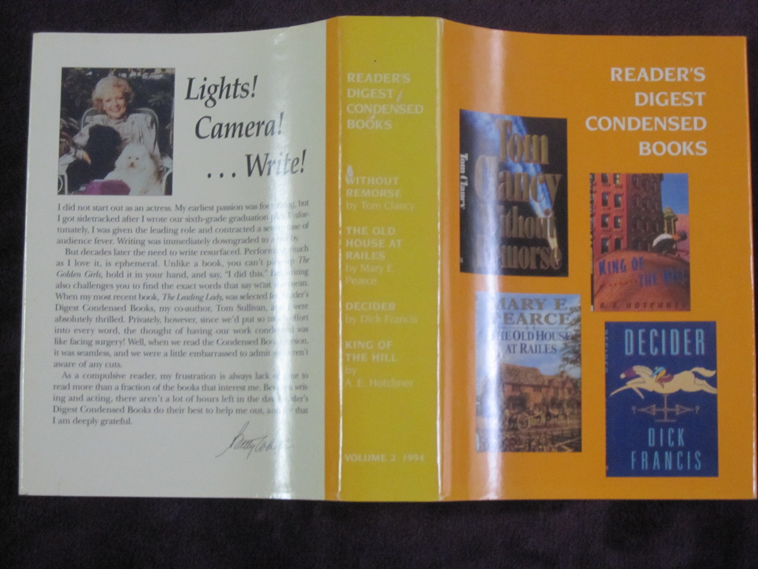 Selections from Reader's Digest condensed books and other Reader's Digest publications. vol. 2, 1994
