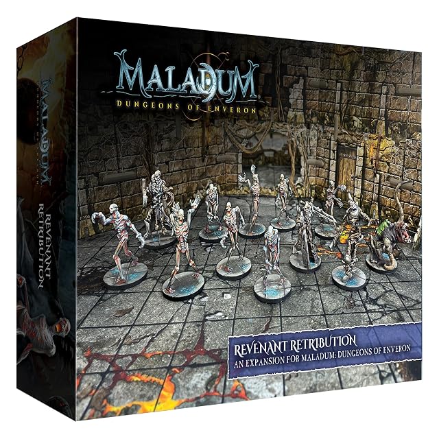 Battle Systems Maladum Revenant Retribution, juego de expansión Dungeons of Enveron