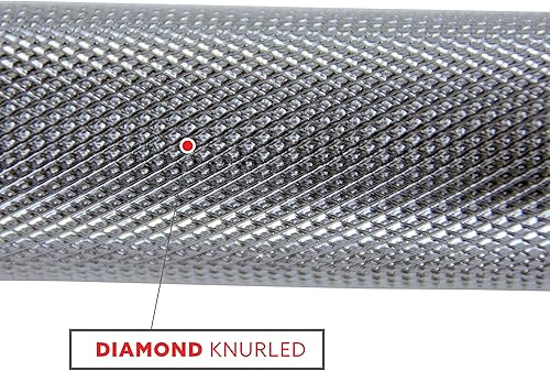 Miniatura 7 de Sunny Health & Fitness OB-20 - Manillar olímpico de 20 pulgadas con collares de anillo, tamaño mediano