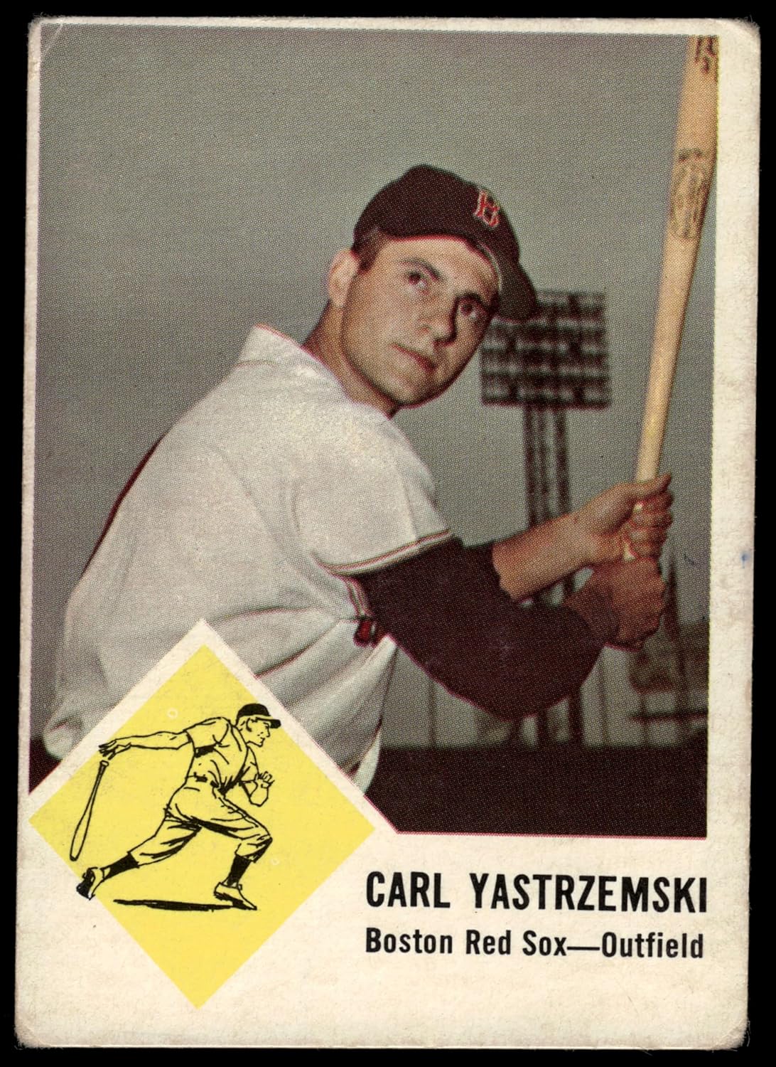 1963 Fleer #8 Carl Yastrzemski VG Very Good Boston Red Sox Baseball