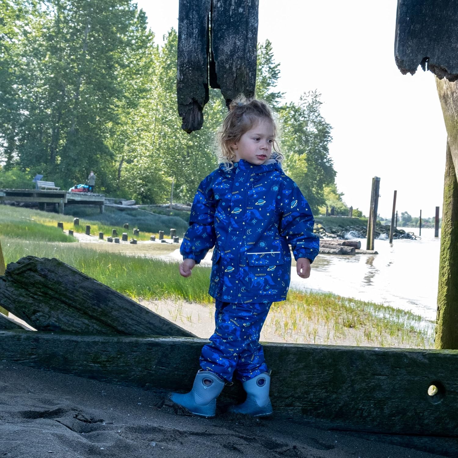 JAN & JUL Waterproof Rain Pants for Girls