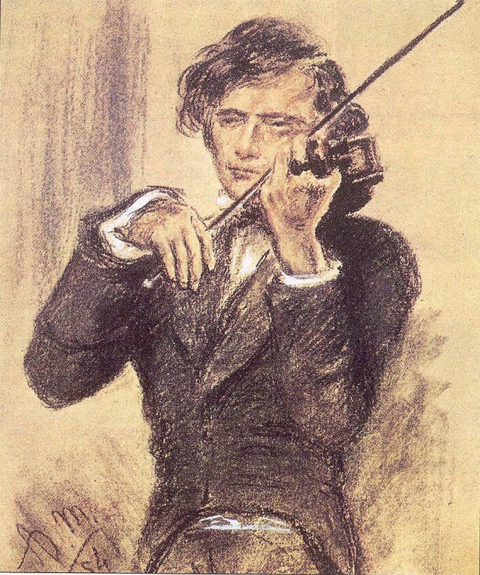 POSTERIIk Famous Modern Artwork Art Mural Chalk drawing by Adolph Menzel Oil Paintings Pictures for Home Decor 60x90cm