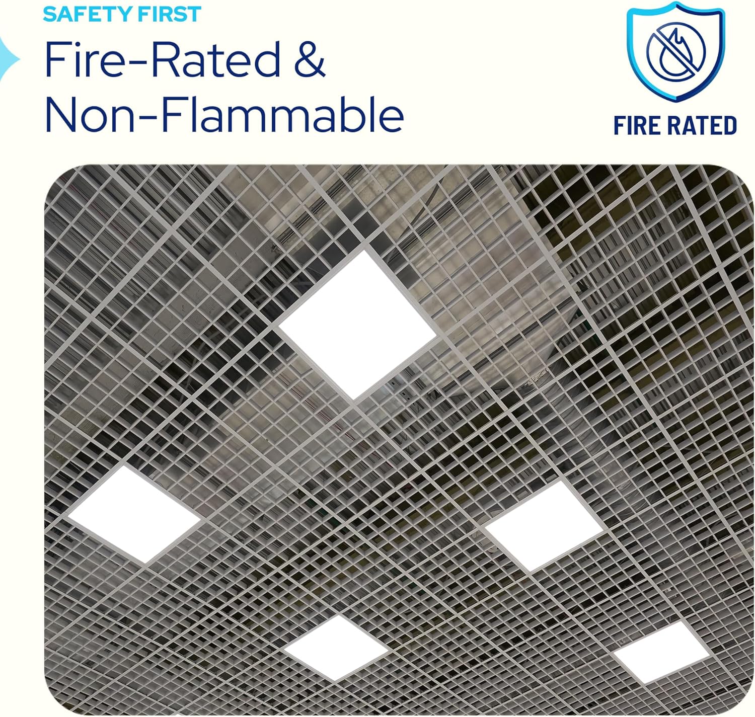KASTLITE Aluminum Egg Crate Grill, 2'x4' Mill Finish Metal Lighting Eggcrate Filter, 1/2"x1/2"x1/2" Grid Cell Size - Ceiling Light Diffuser, Air Vent Cover, DIY HVAC Grille & Crawlspace Cover, 2-Pack