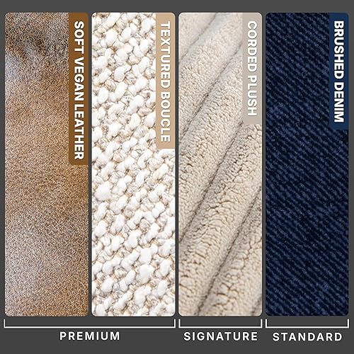 Miniatura 4 de Big Joe Fuf - Silla puf mediana rellena de espuma con funda extraíble, felpa de cara sonriente, poliéster suave, de 3 pies