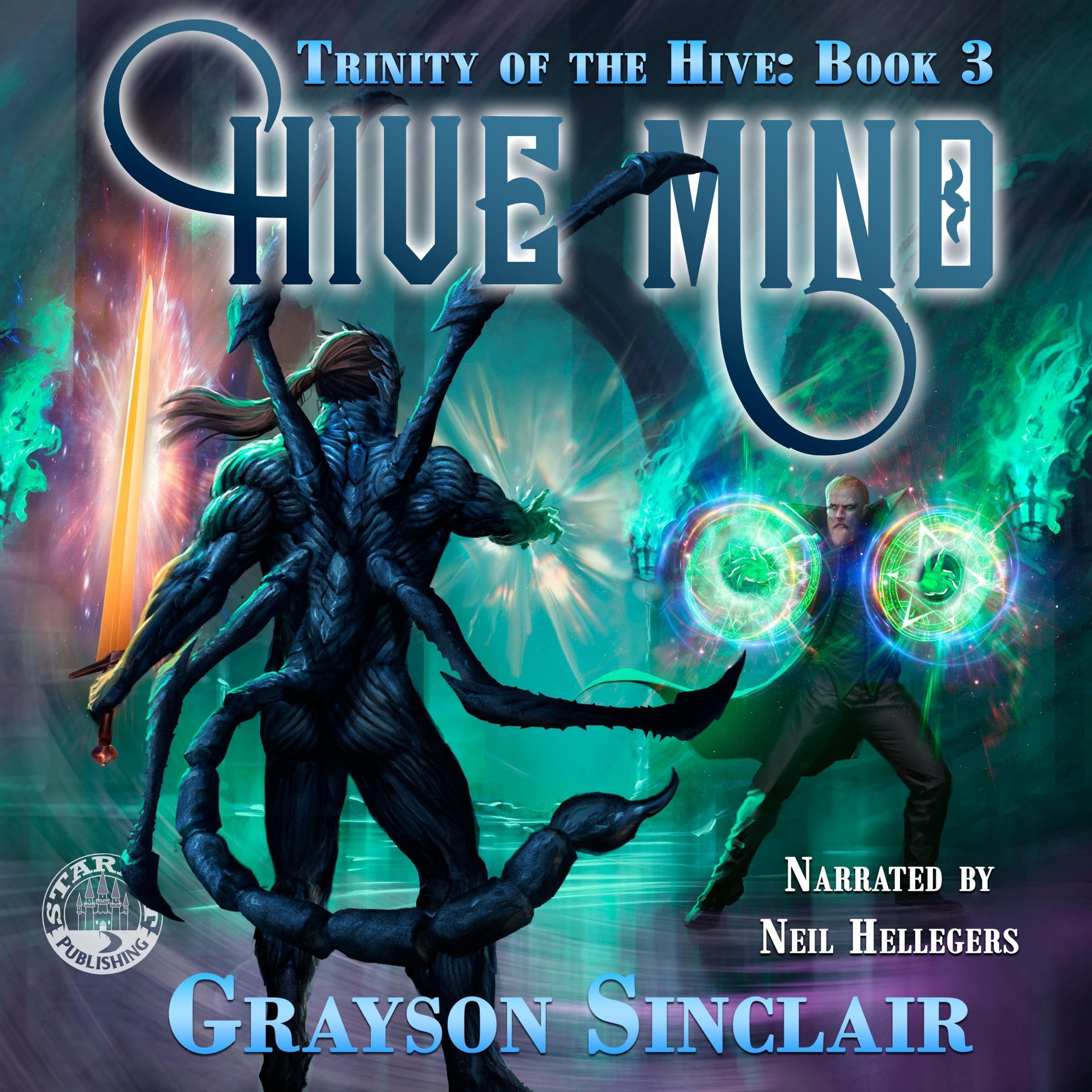 Cover art for Hive Mind: A Dark Fantasy LitRPG (Trinity of the Hive, Book 3)