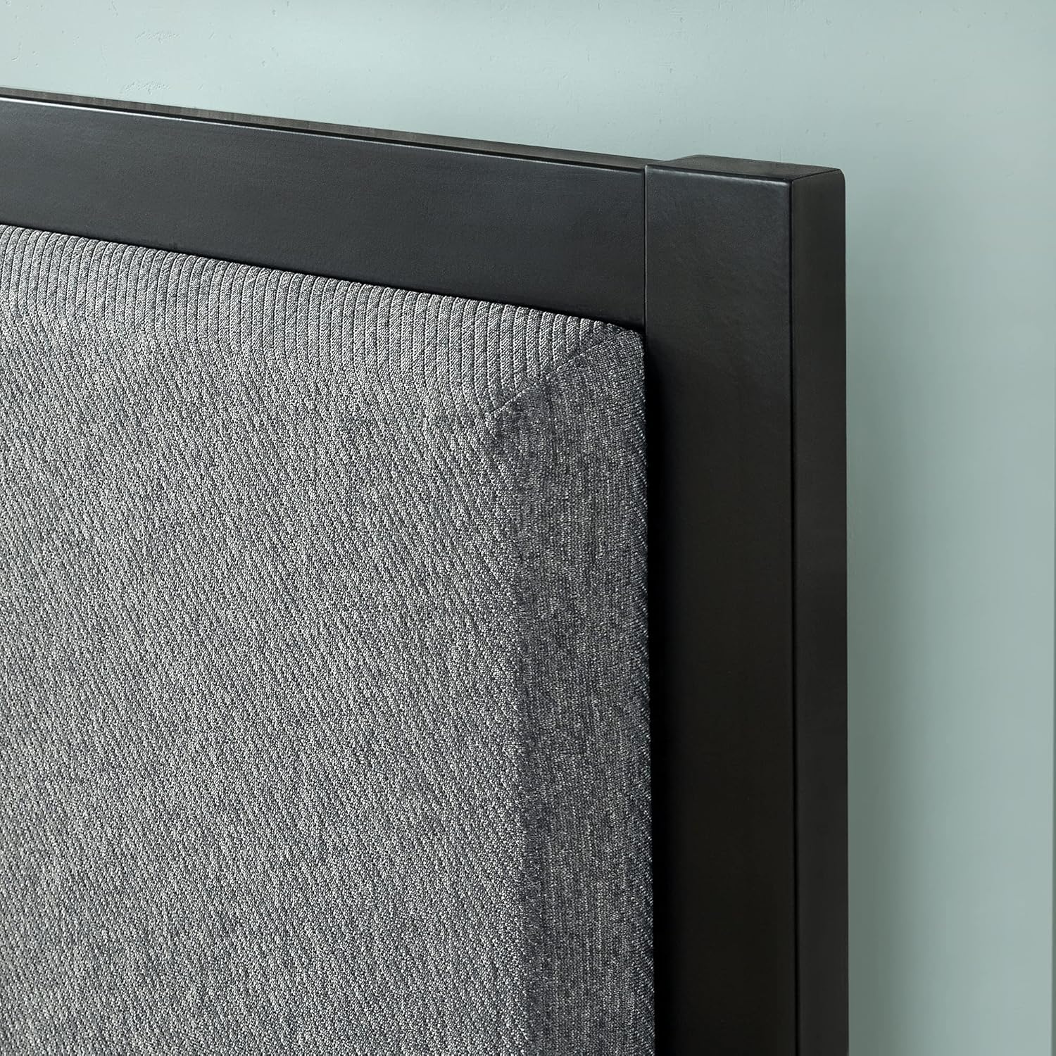 ZINUS Korey Metal Platform Bed Frame with Upholstered Headboard / Wood Slat Support / No Box Spring / Easy Assembly, Twin - Image 4