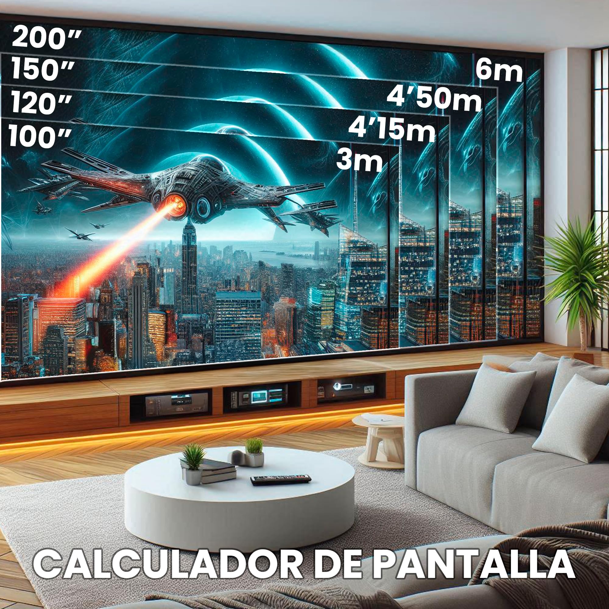 Proyector 4K, Unicview K5000, 1800 ANSI lúmenes, Cine en casa y presentaciones, Enfoque motorizado, Keystone 4D, Zoom Digital, HDMI, USB-C, Jack 3.5, Altavoces 10W (AndroidTV)