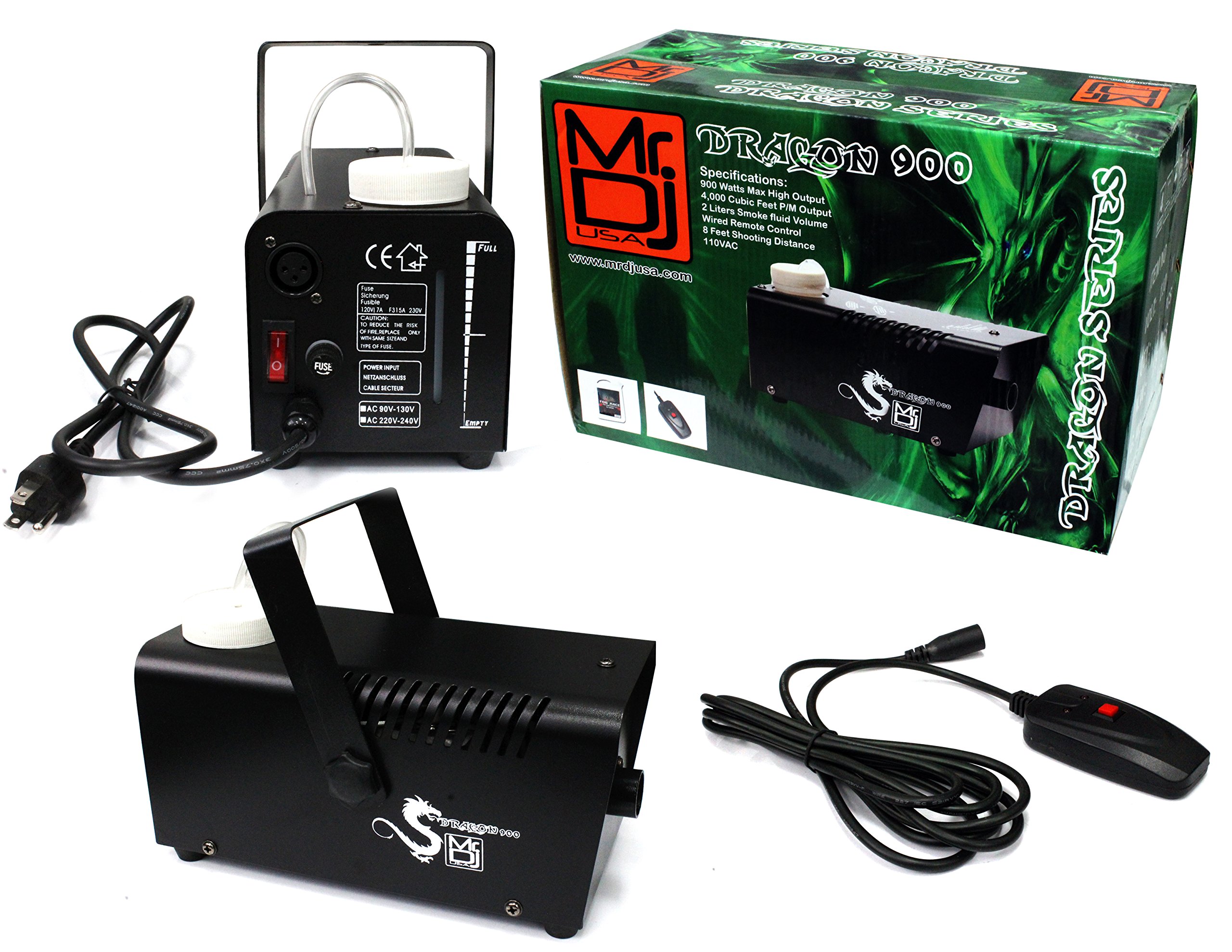 Amazon.com: Mr. Dj DRAGON900 Fog Machine with Wired Remote Control