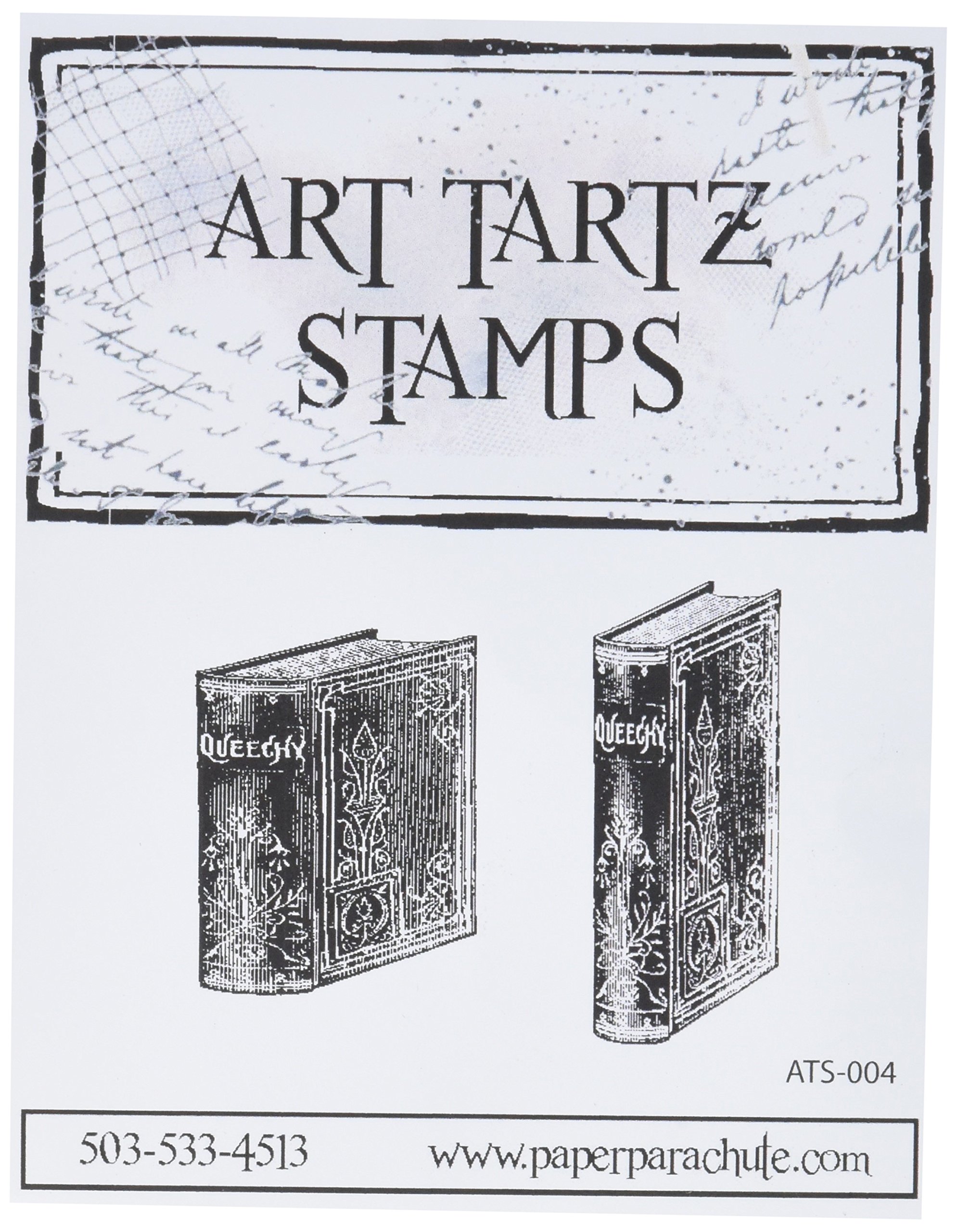 Tampons en Caoutchouc Art Tartz Papier Parachute Ats004 Rouge Gravure Fine