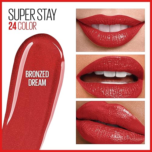 Miniatura 2 de MAYBELLINE Super Stay 24 - Lápiz labial líquido de 2 pasos y bálsamo labial, 920 Bronzed Dream, 1 unidad