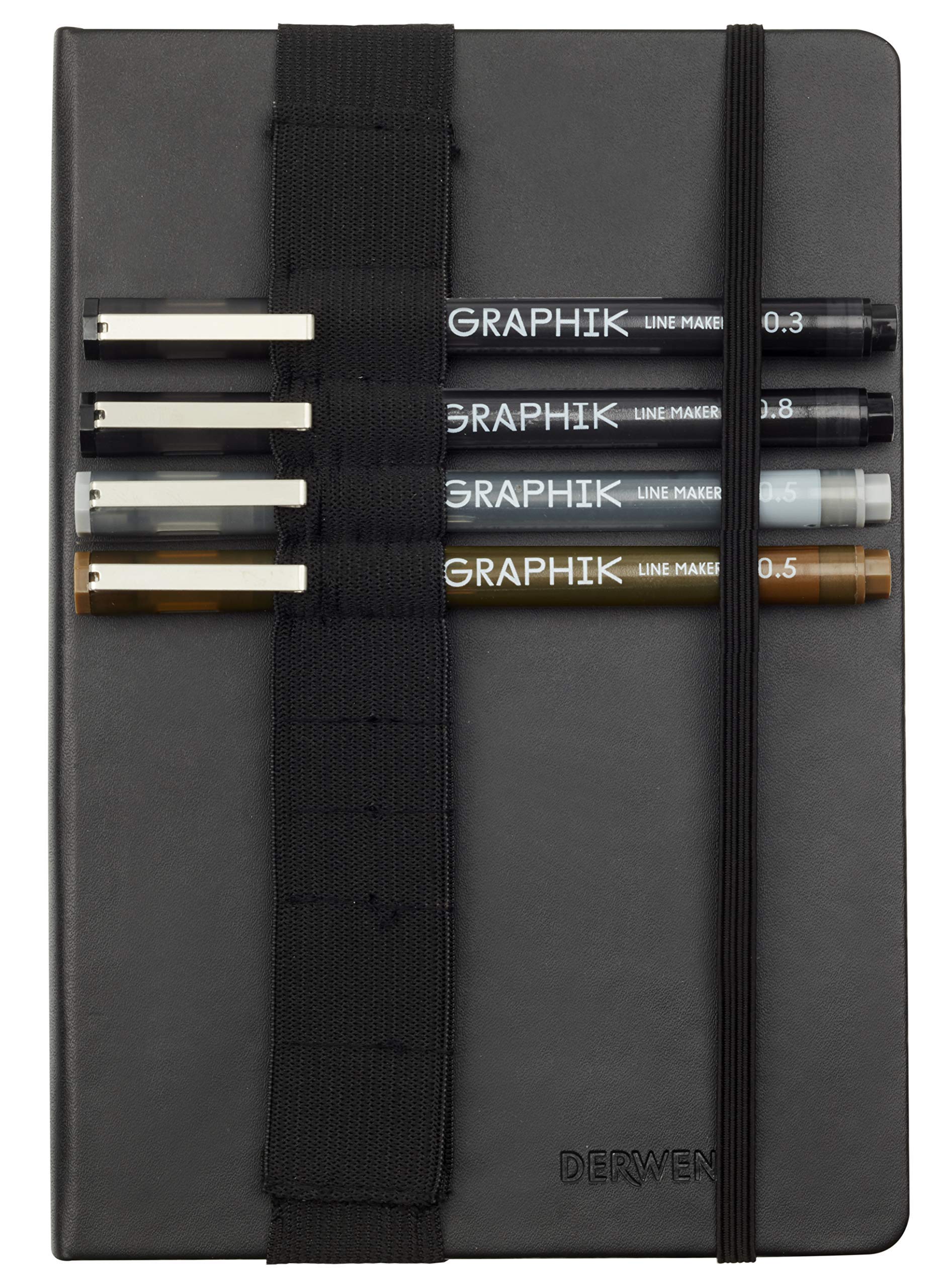 Derwent 2302734 - Set di quaderni per schizzi, formato A5