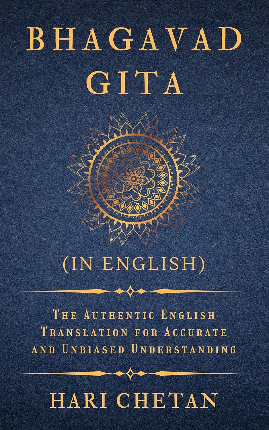 Amazon Bhagavad Gita (in English) The Authentic English Translation