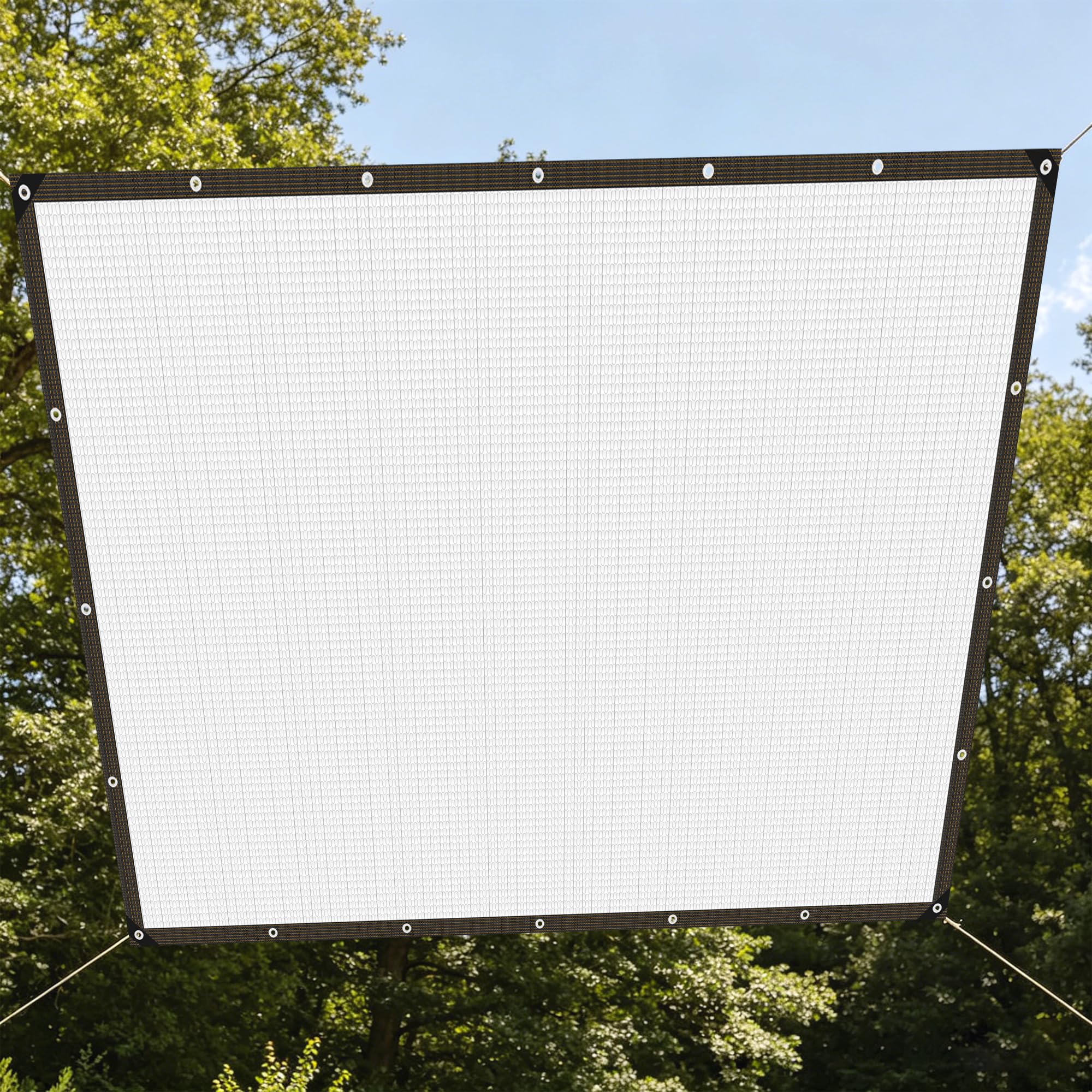 Aluminiowa Tkanina Zacieniająca Z Przelotkami 100 x 450 cm Przeciwsłoneczna Odblaskowa Tkanina Zacieniająca Łatwa Instalacja Do Samochodu, Kempingu, Na Drogę, Kemping, Srebro
