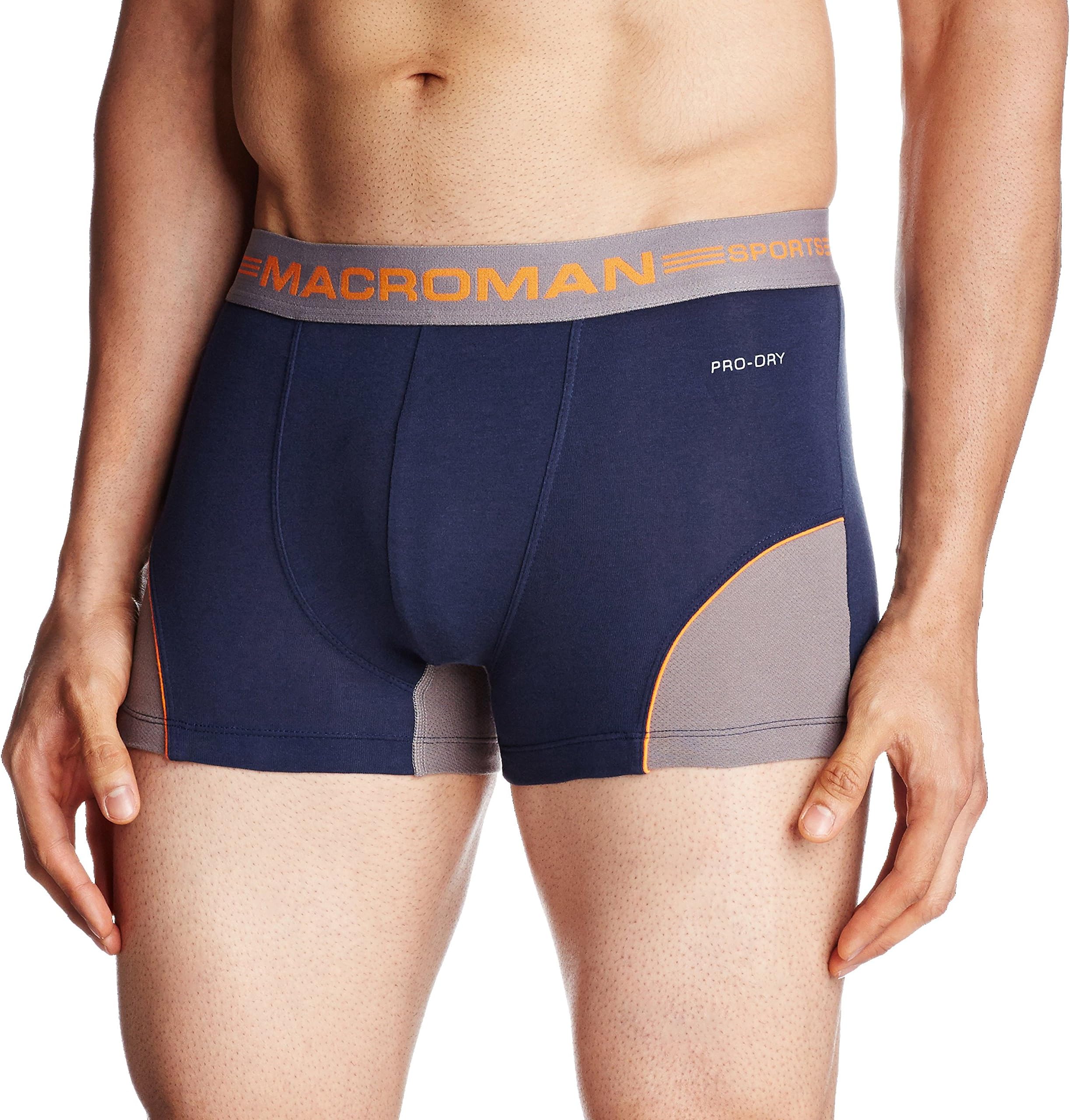 Macroman M-Series Men's Cotton Blend Classic Solid Trunk