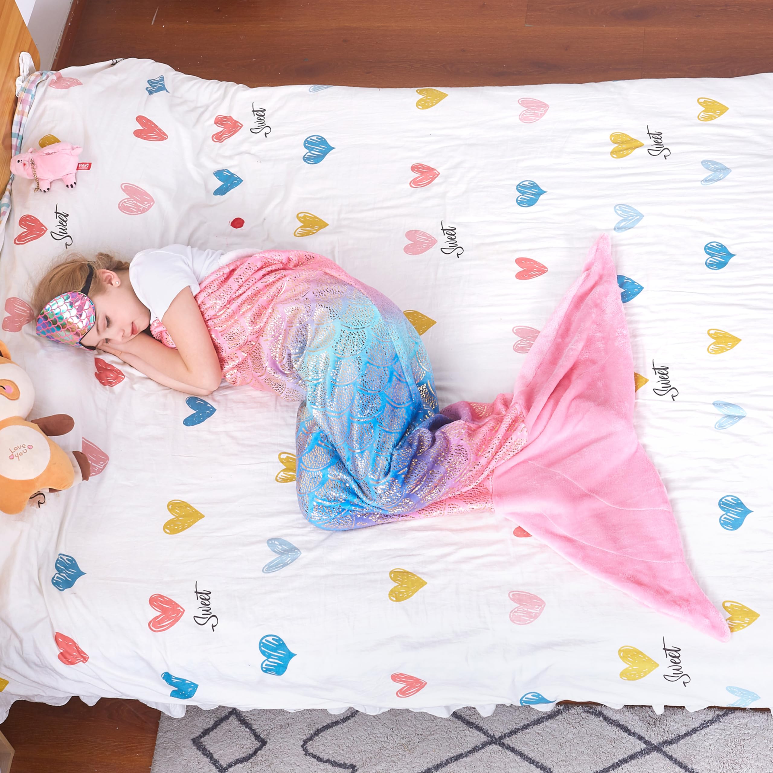 Catalonia Classy Mermaid Tail Blanket - Image 3