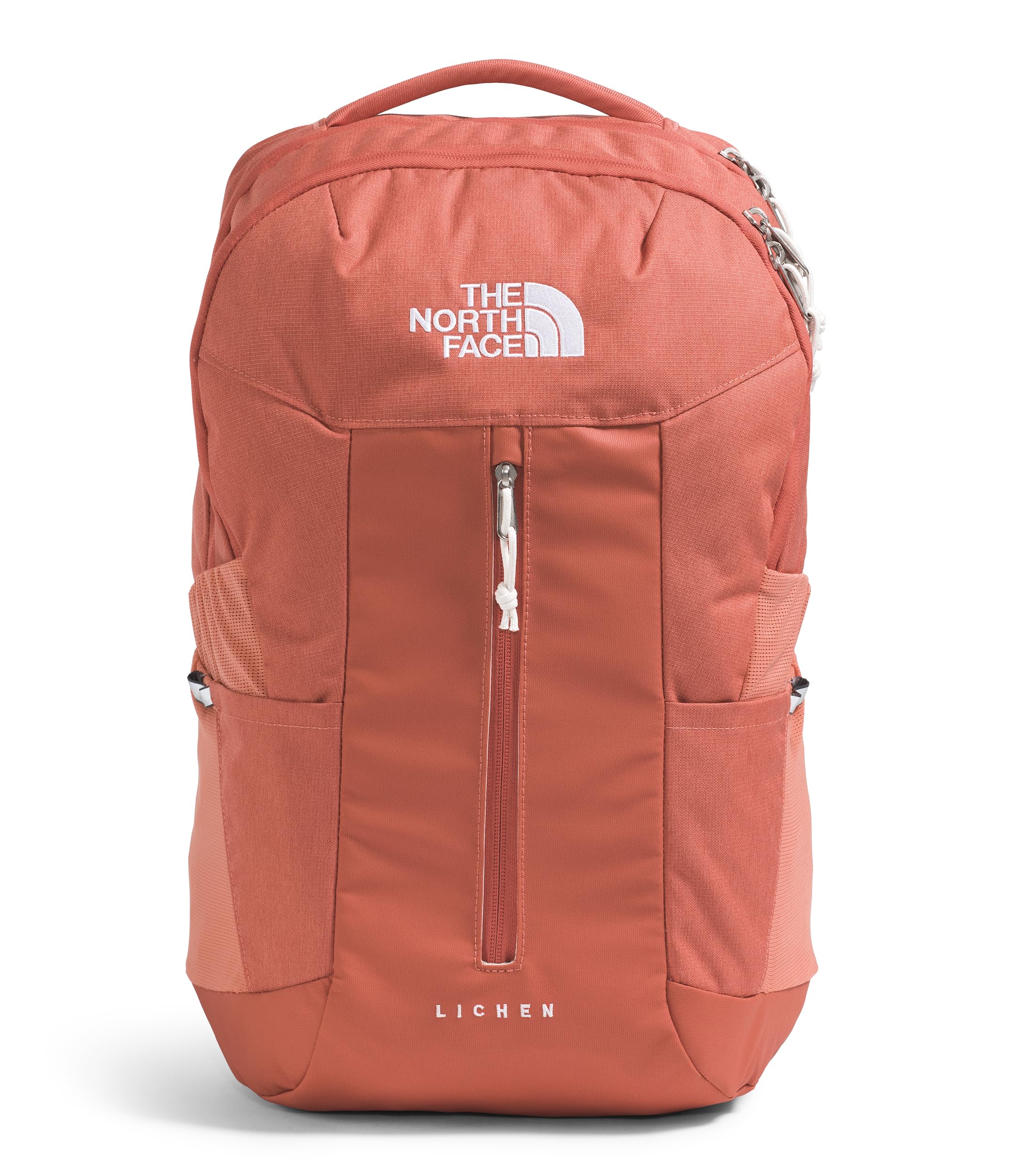 The North Face Lichen Daypack - Everyday Commuter Backpack, Laptop Sleeve, Water Bottle Pockets, Center Front Pouch, Mars Dust Dark Heather/Mars Dust,