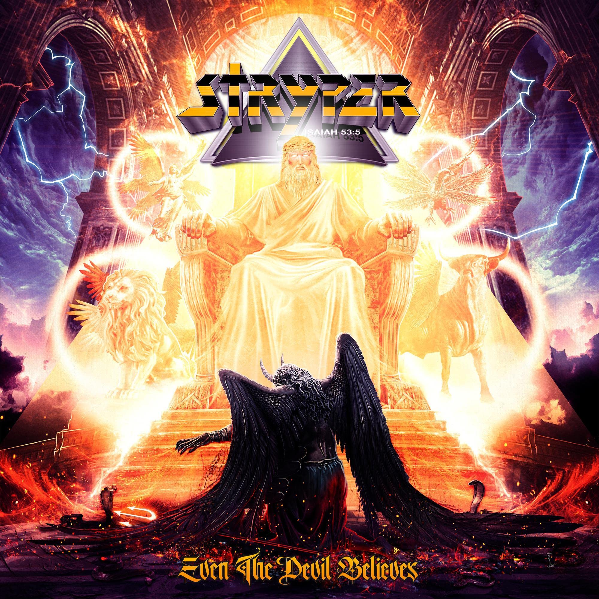 CD Stryper Keep The Fire Burning ALCD1001 ALFA プロモ /00110 Stryper – Keep The Fire Burning – Vinyl (7