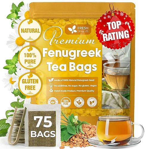 Miniatura 10 de FreshDrinkUS, 135 bolsas de té de cardo mariano premium, 100% natural y puro de semillas de cardo mariano. Té de hierbas con semillas de cardo