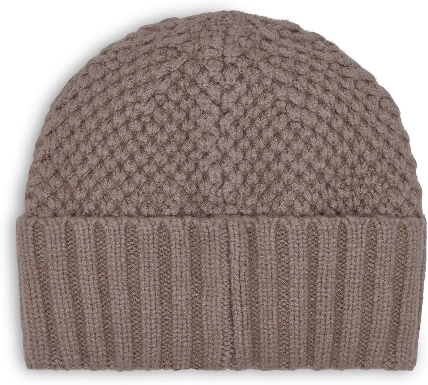 Calvin Klein Womens Chunky Waffle Knit Beanie with Velboa Fleece Lining - Image 3