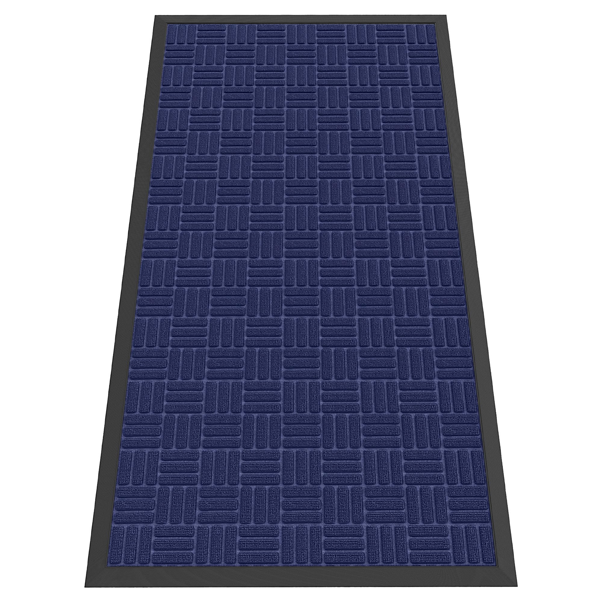 Black Doormat - 5'x3' Indoor Outdoor Entry Mat -11