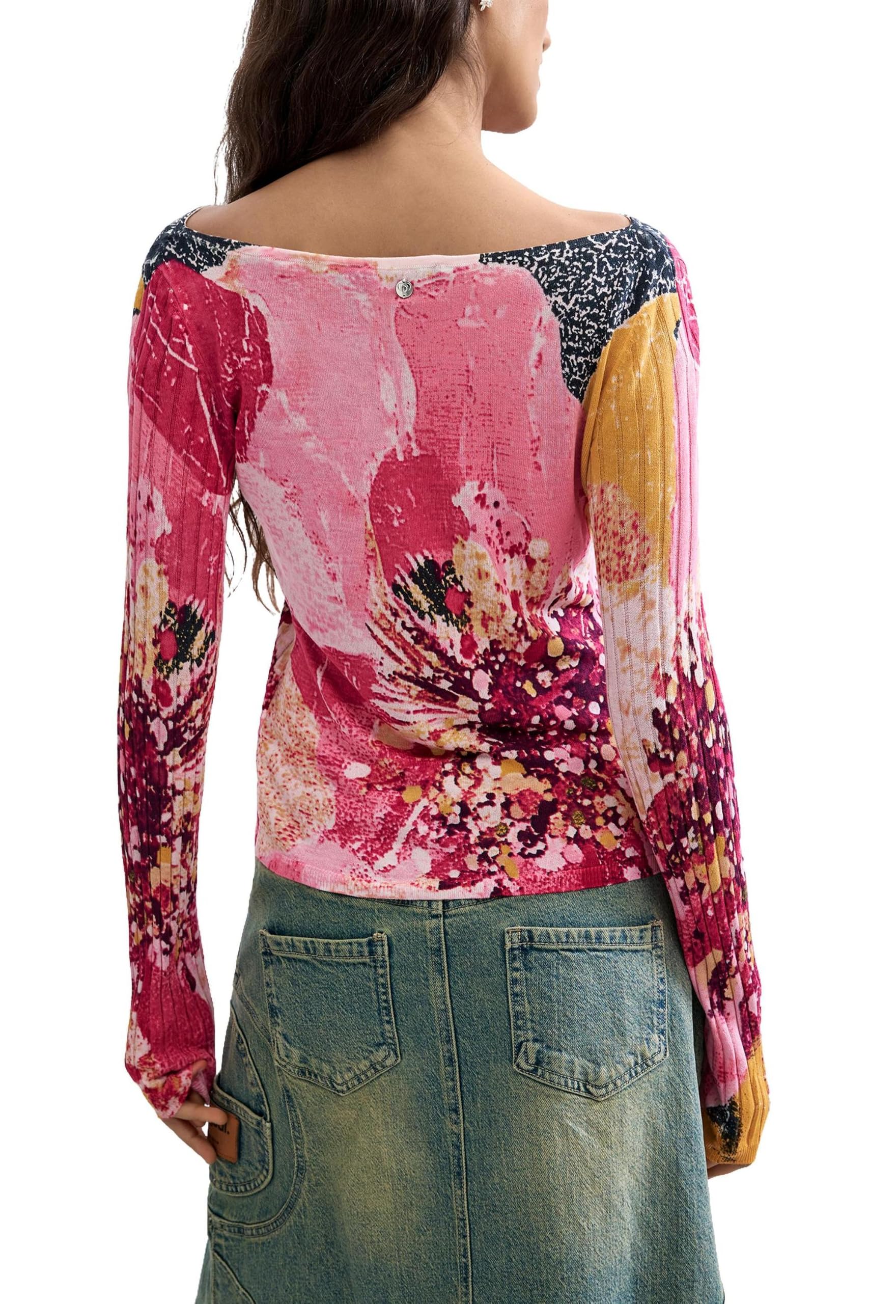 Desigual Damen JERS_Roses Sweatshirt