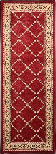 Miniatura 6 de Brumlow MILLS Premier - Alfombra de interior con estampado floral tradicional para decoración de sala de estar, comedor, cocina o dormitorio, 22 x