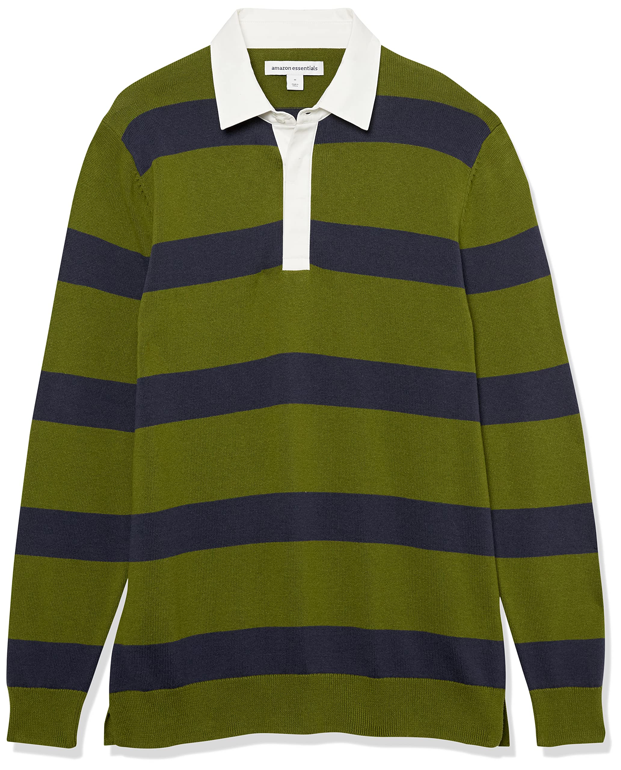 Amazon Essentials Uomo Maglione da Rugby