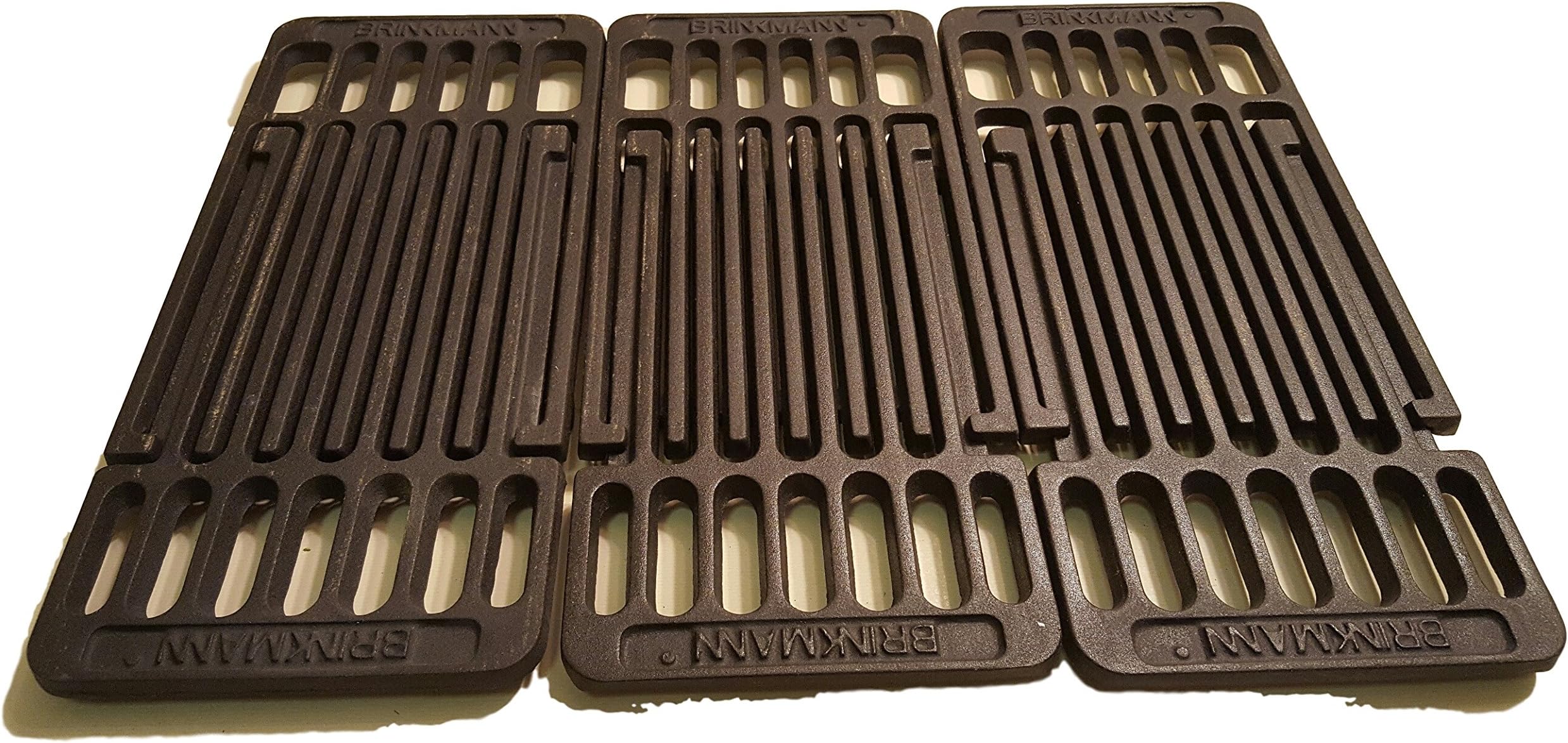 LP Gas Set of 3 Cast Iron Cooking Grid Replacement for Backyard Gas Grill BY14-101-001-05/GBC1490W