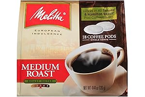 Melitta Premium Coffee Pods - Medium Roast, 108 Count