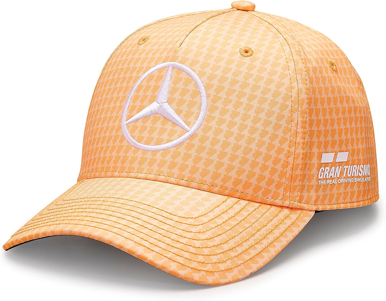 Mercedes AMG Petronas Formula One Team - 2023 Lewis Hamilton Driver Hat - Peach - Unisex - Size: One size - Image 2