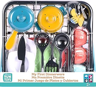 Nothing But Fun Toys My First Dinner Ware Set Designed for Children Ages 2+ Years,Multi