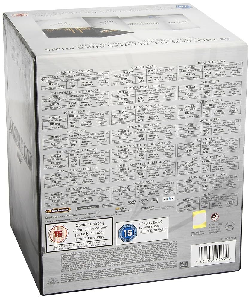 Amazon.com: James Bond 007 Ultimate DVD Collector's Set [DVD