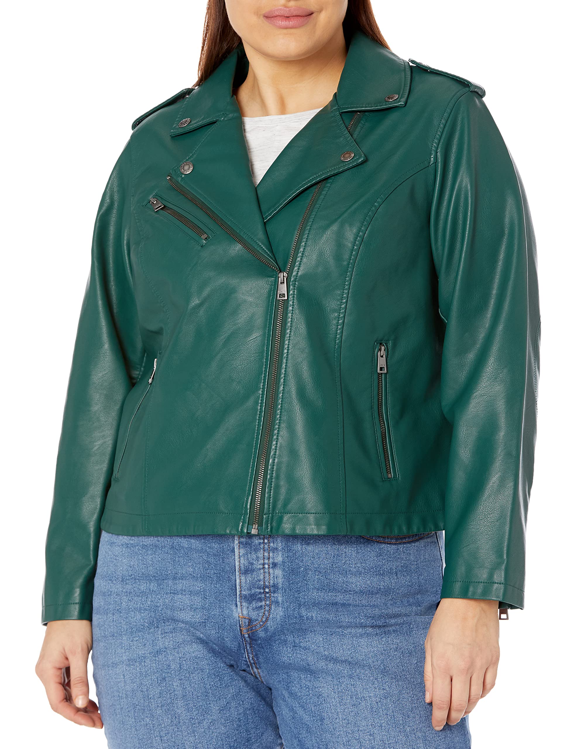 Levi's® Classic Asymmetrical Faux Leather Motorcycle Jacket