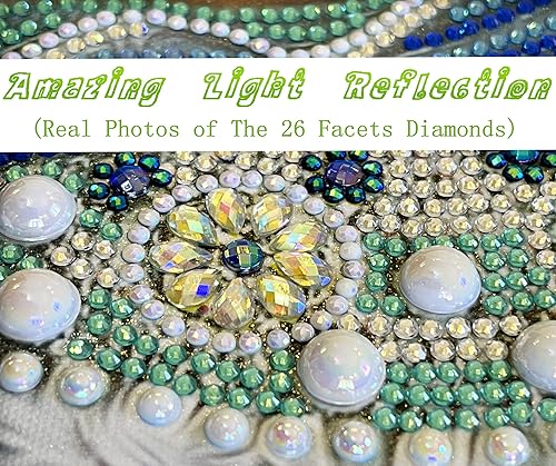 Miniatura 5 de Paquete de 2 kits de pintura de diamantes 5D virgen María, diamantes de imitación de resina de resina para decoración de pared, lienzo de 12 x 16