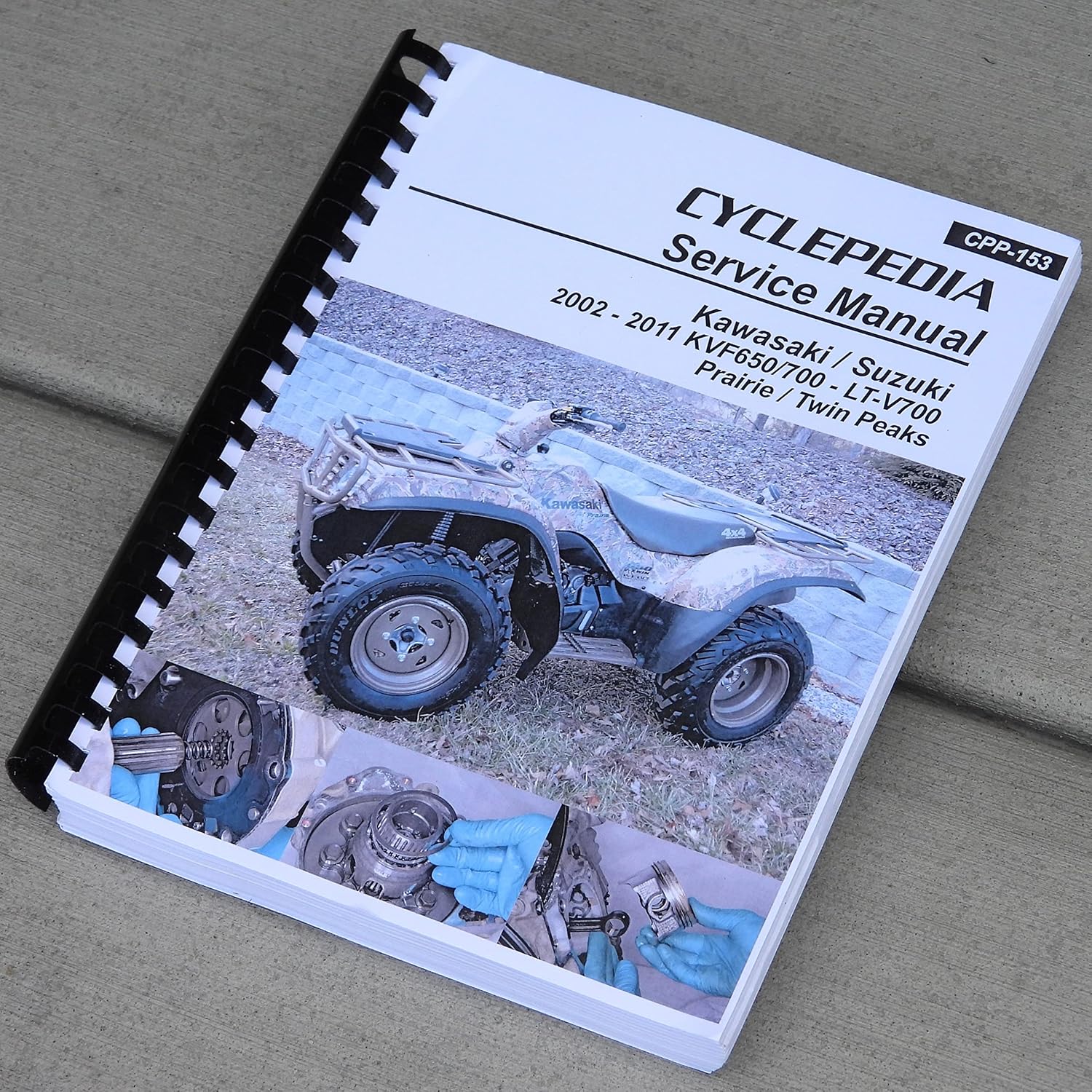 i5motorcycle Service & Repair Manual for Kawasaki Brute Force Prairie KVF 650 700 Suzuki Twin Peaks Quad ATV 2002-2011