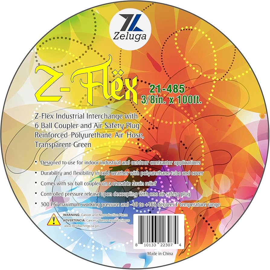 Zeluga 21-485 Z-Flex Reinforced Polyurethane Air Hose 300