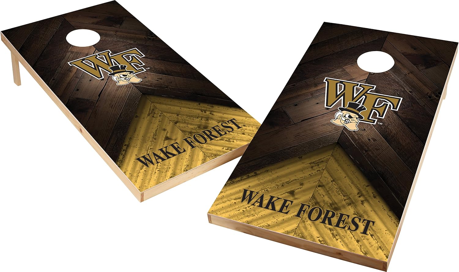 Wild Sports NCAA Cornhole Outdoor Game Set, 2' x 4' Foot – Tournament Series