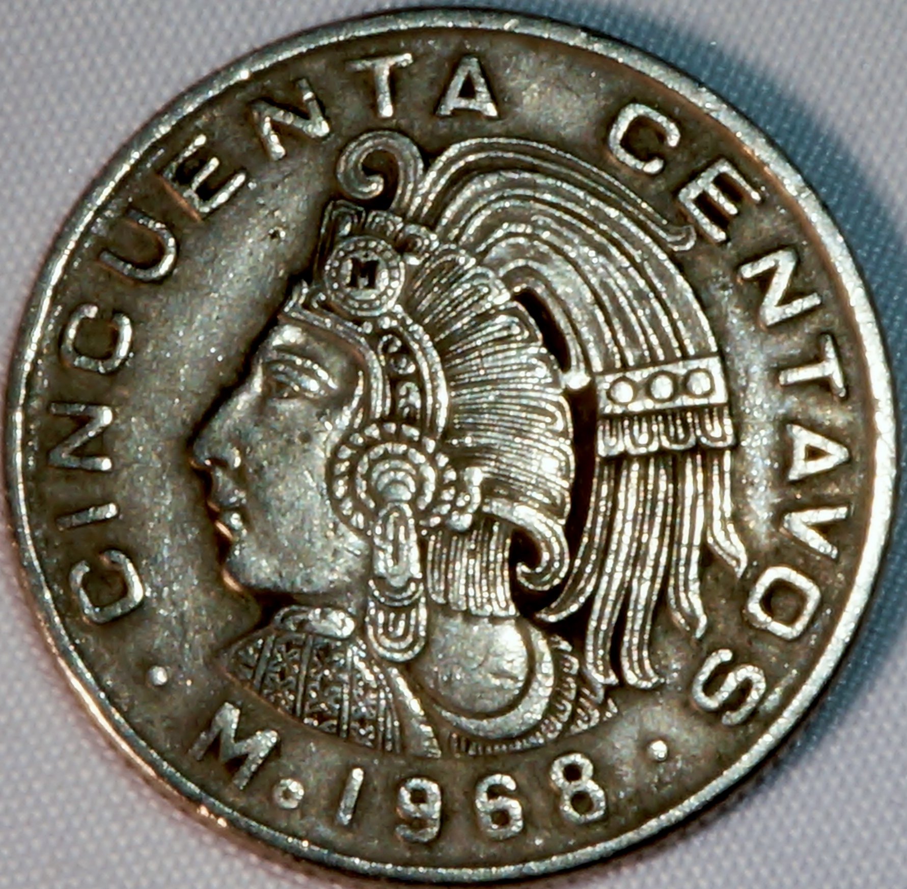 Amazon.com: 稀有收藏硬幣1968 墨西哥50 Centavos,優秀的條件:非常精細的細節可見: 藝術古董收藏