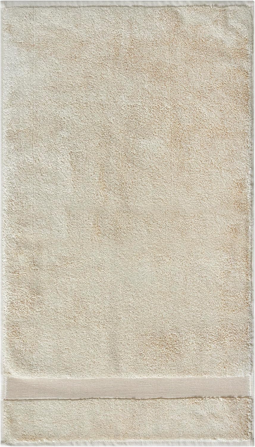 Luxury Cotton & Rayon from Bamboo Towel Set of 2 Bath Towels (28x54) – Ultra Soft, Absorbent & Quick Drying – Multiple Colors (Beige)