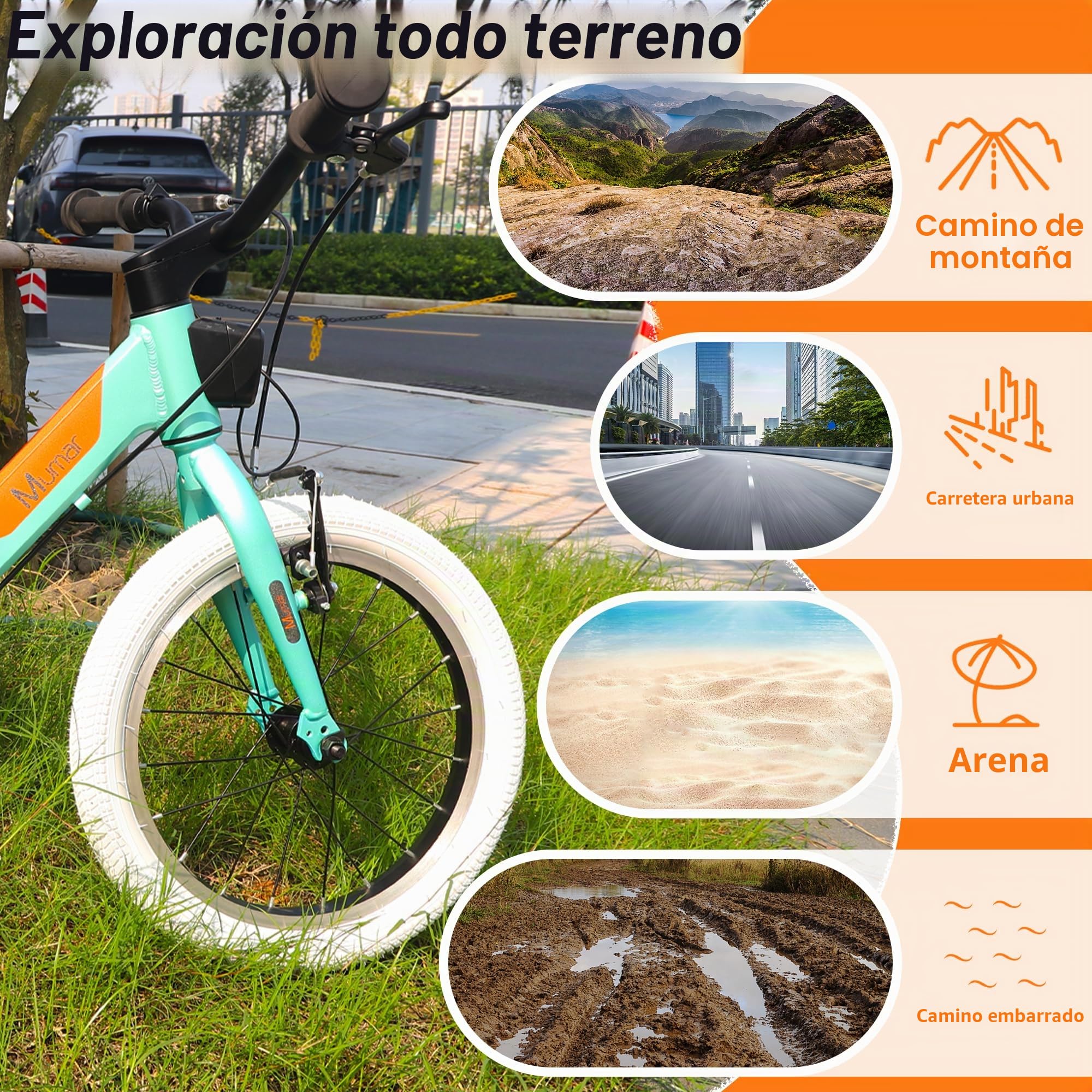 Juego de 2 neumáticos para bicicleta infantil de 16 x 2,125 cm, con mangueras, juego de alta calidad para una conducción segura y duradera