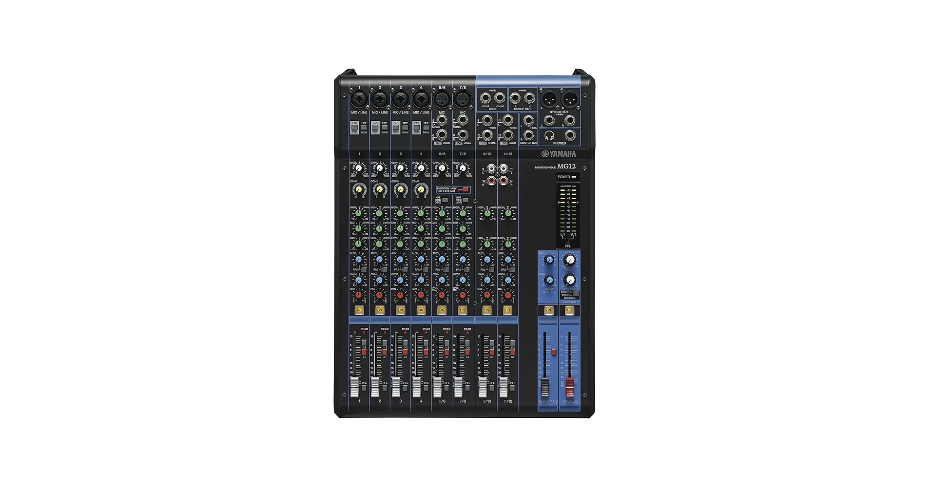 Amazon.com: Yamaha MG12 12-Input 4-Bus Mixer : Musical