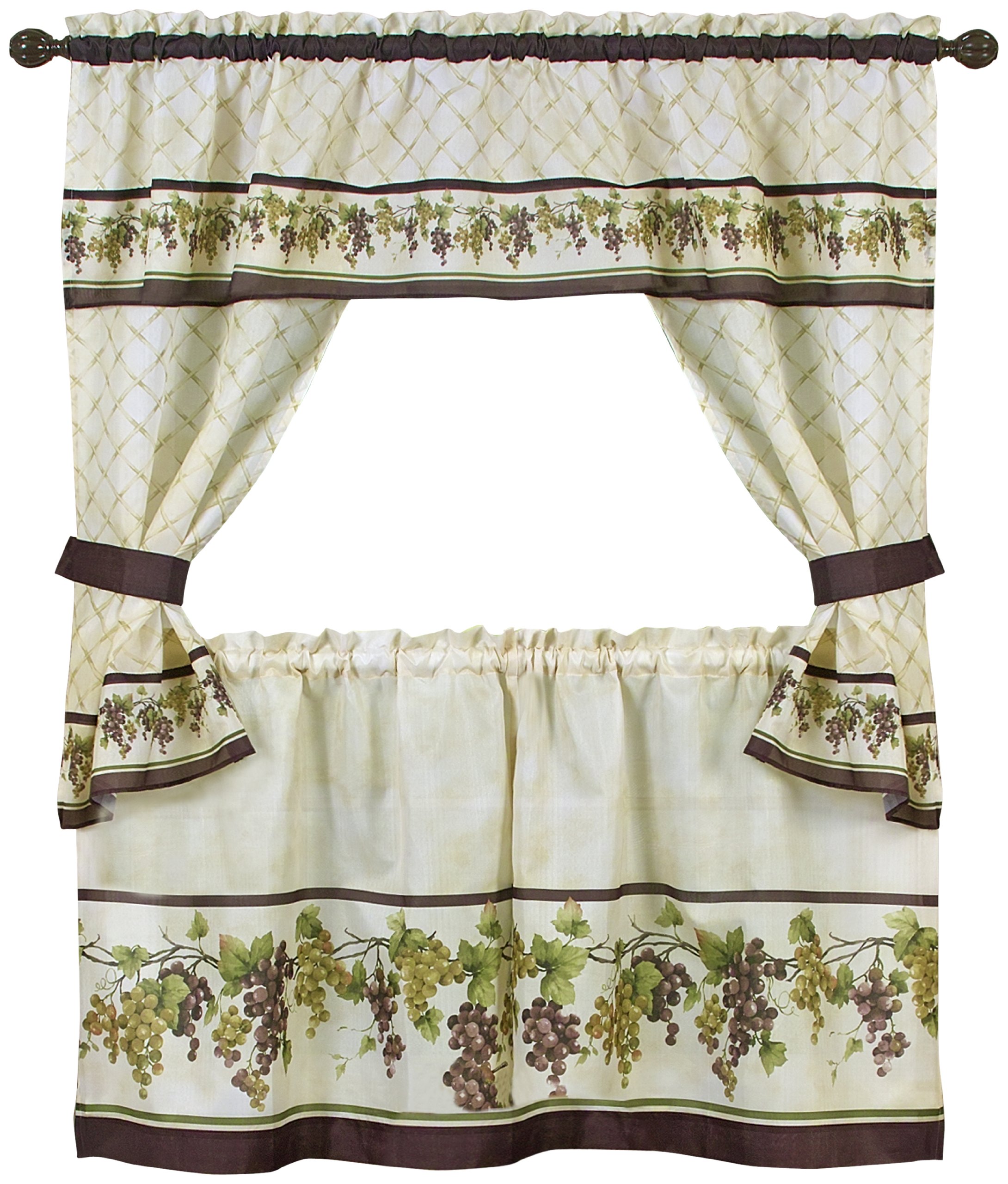Achim Home Furnishings Tuscany - Printed Cottage Set - 57x36