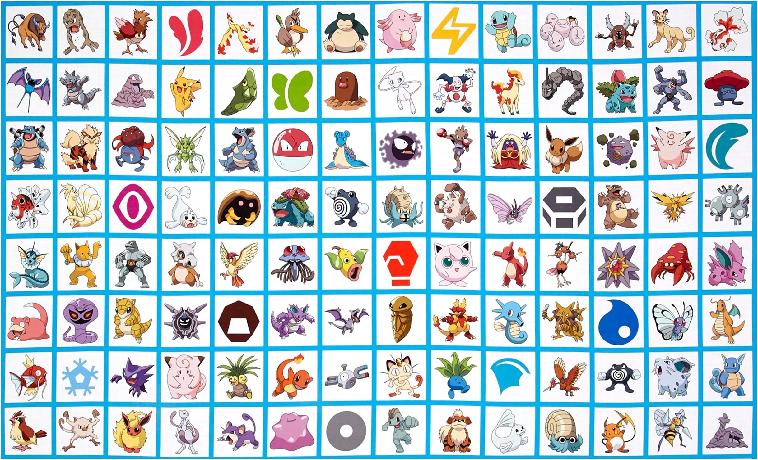 Pokemon Multi Characters in Cards Panel